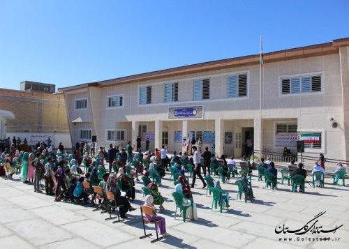 افتتاح مدرسه 6 کلاسه عطا آقا دوجی در محله مدرسی گنبد کاووس